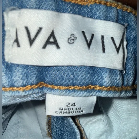 🆕 a-line denim skirt sz 24 - Picture 5 of 5